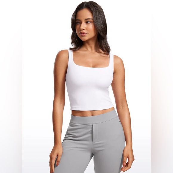 Butterluxe Double Lined Square Neck Tank Tops - Picture 1 of 5